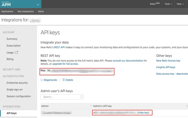 img of NewRelic REST APIを使って、特定URLのパフォーマンスデータを取得する